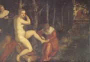 Jacopo Robusti Tintoretto Suzanna at Her Bath (mk05) Sweden oil painting artist
